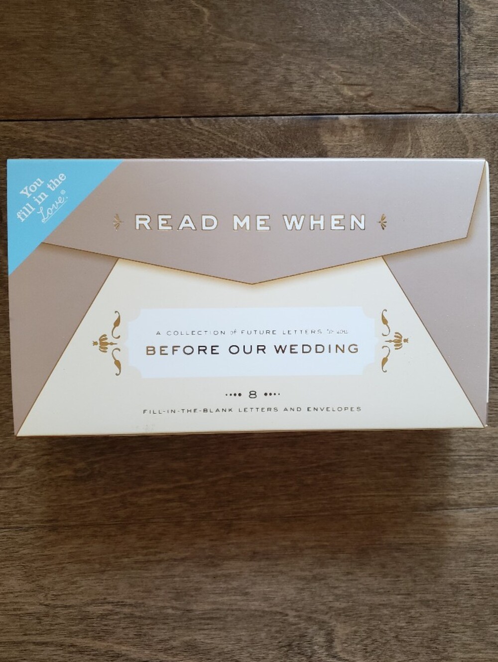 Read Me Before Our Wedding - Beige & Cream Letter Set